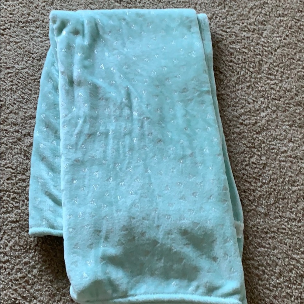 Light Blue Blanket With Shimmer